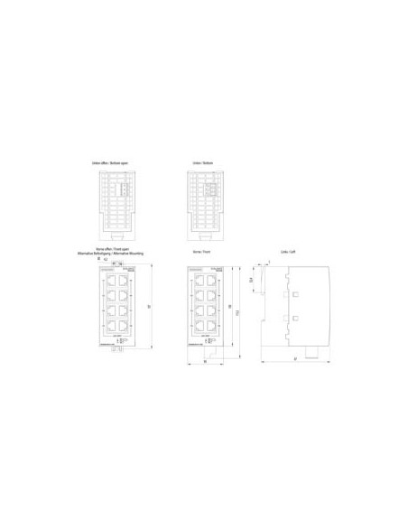 KOMPAKTOWY PRZEŁĄCZNIK ETHERNET SCALANCE XB-008 - 6GK5008-0BA10-1AB2