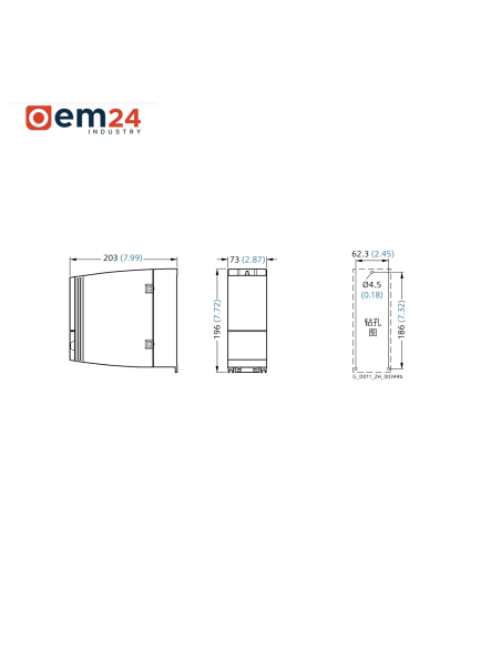 FALOWNIK SIEMENS SINAMICS G120C 4KW - 6SL3210-1KE18-8UF1