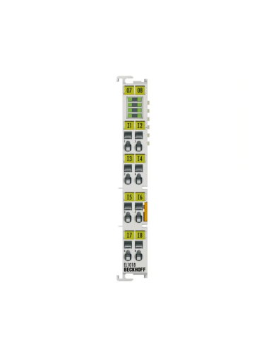8-KANAŁOWE WEJŚCIE CYFROWE 24 V BECKHOFF TERMINAL ETHERCAT - EL1018